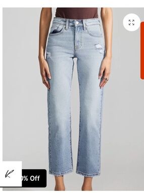 Kancan Premier Straight Ankle Jeans